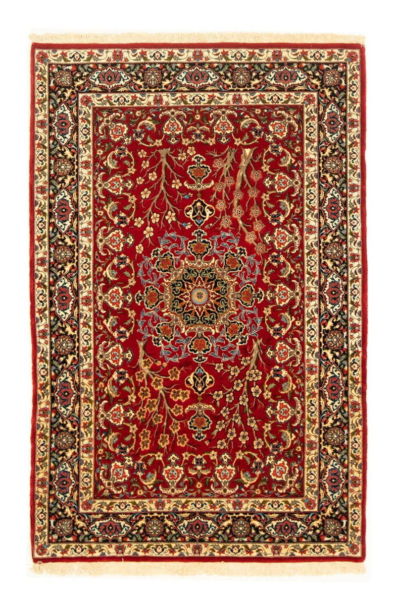 Alfombra persa - Ghom - 171 x 110 cm - rojo