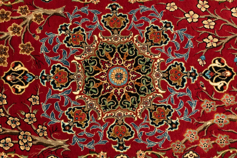 Alfombra persa - Ghom - 171 x 110 cm - rojo