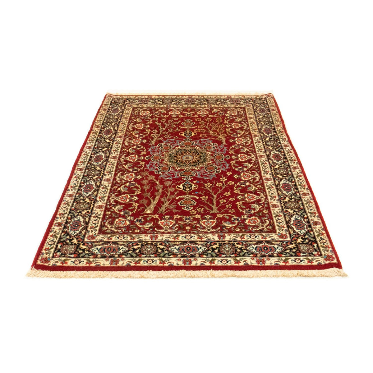 Alfombra persa - Ghom - 171 x 110 cm - rojo