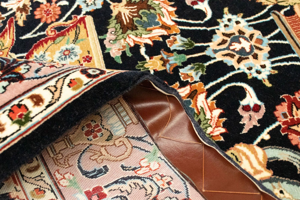 Alfombra persa - Ghom - 157 x 102 cm - negro