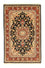 Alfombra persa - Ghom - 162 x 102 cm - azul oscuro