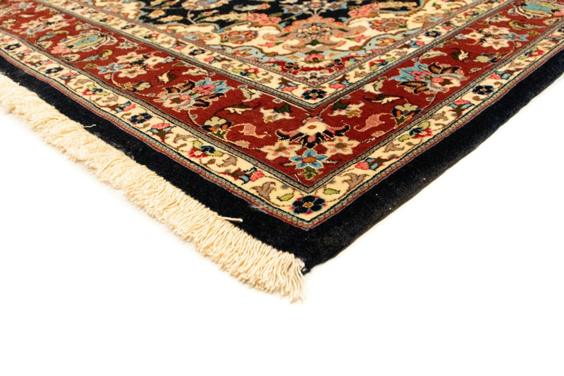 Alfombra persa - Ghom - 162 x 102 cm - azul oscuro