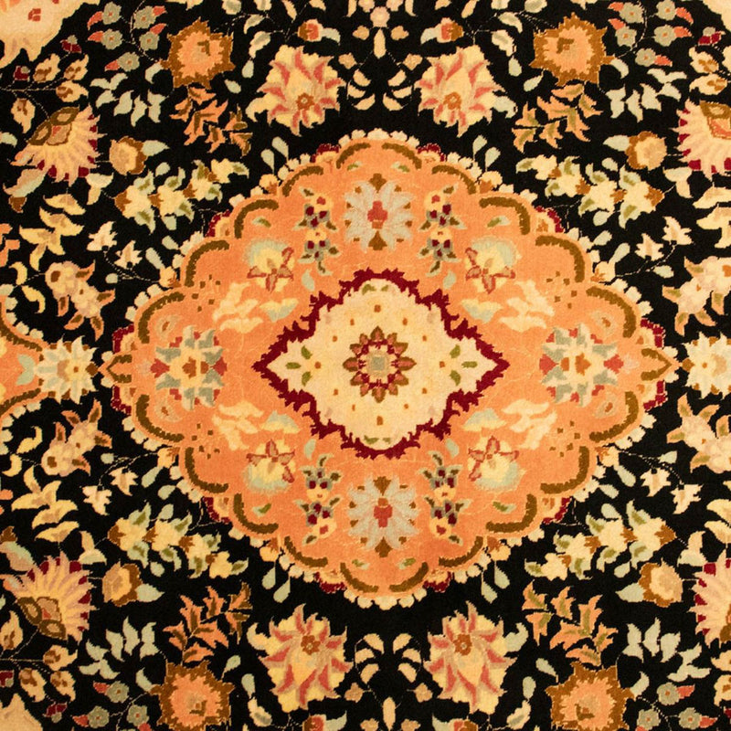 Alfombra Persa - Tabriz - Real - 155 x 103 cm - negro