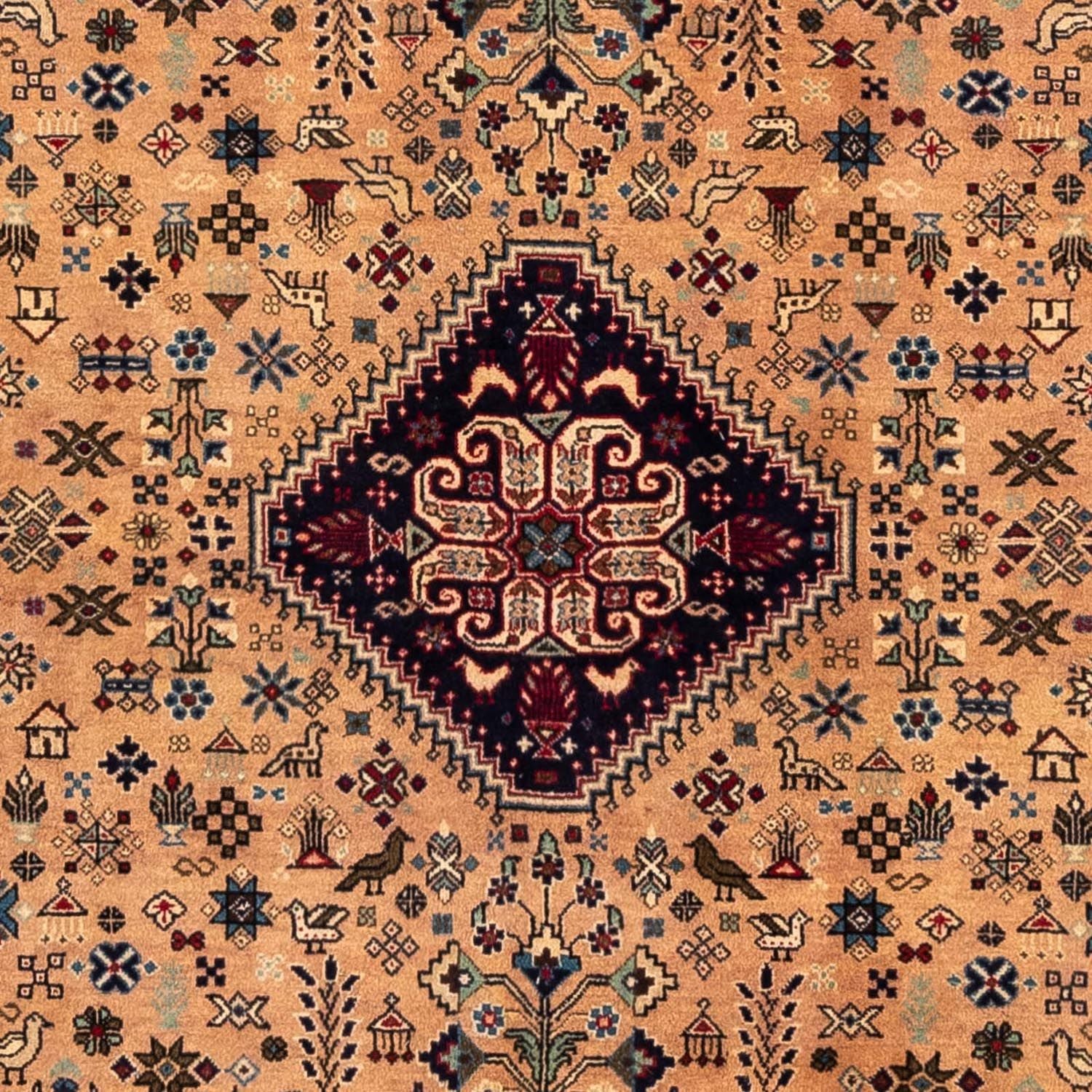 Alfombra persa - Nómada - 303 x 202 cm - marrón