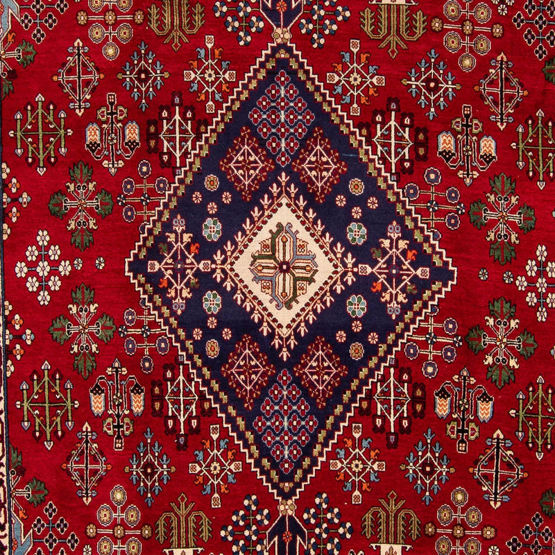 Alfombra persa - Nómada - 357 x 240 cm - rojo oscuro