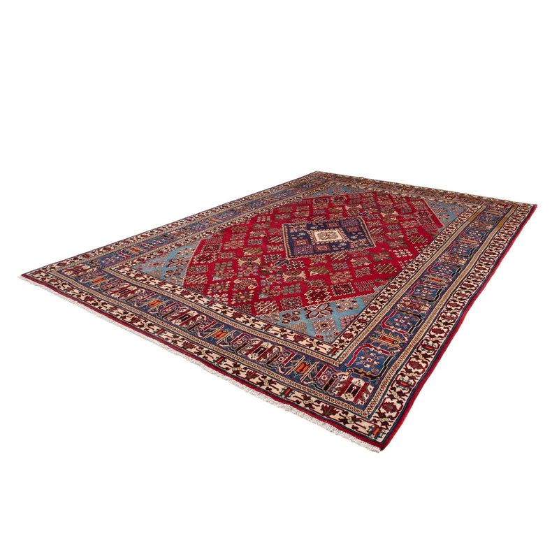 Alfombra persa - Nómada - 357 x 240 cm - rojo oscuro