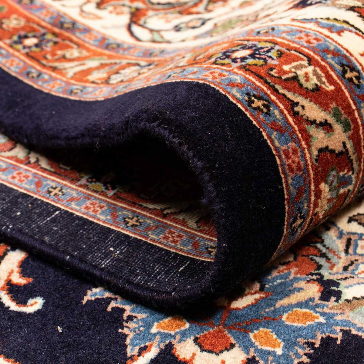 Alfombra persa - Clásica - 342 x 249 cm - azul oscuro