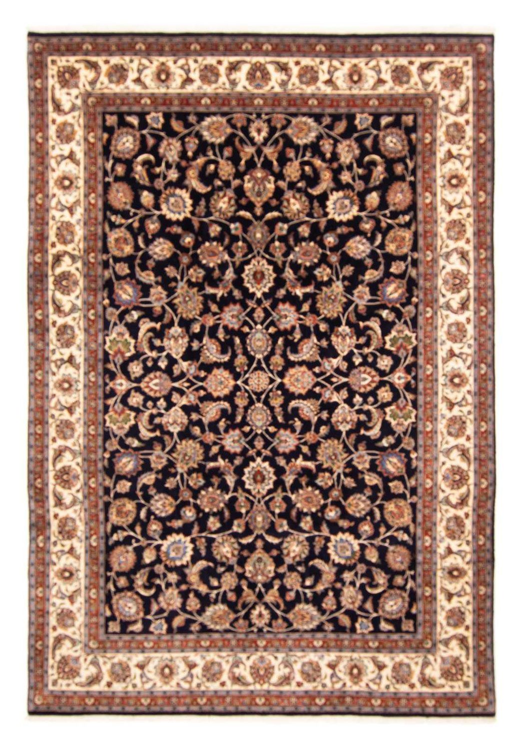 Alfombra persa - Clásica - 355 x 240 cm - azul oscuro