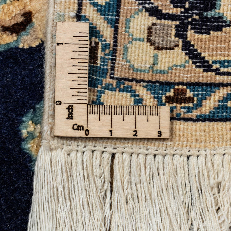 Alfombra persa - Nain - 350 x 258 cm - azul oscuro