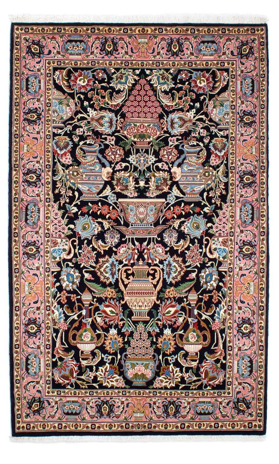 Alfombra persa - Clásica - 228 x 142 cm - azul oscuro