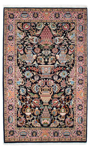 Alfombra persa - Clásica - 228 x 142 cm - azul oscuro
