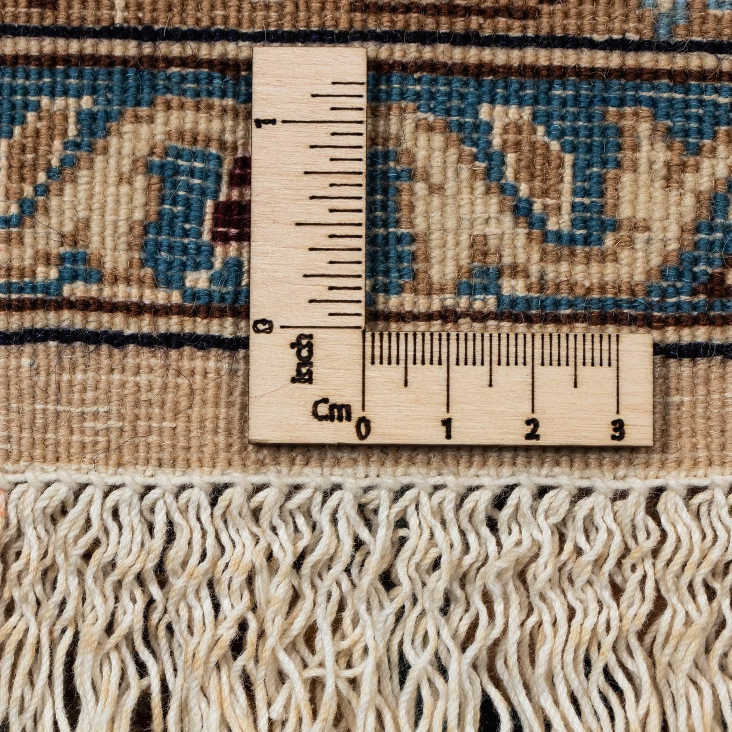 Alfombra Persa - Nain - Real - 373 x 246 cm - beige oscuro