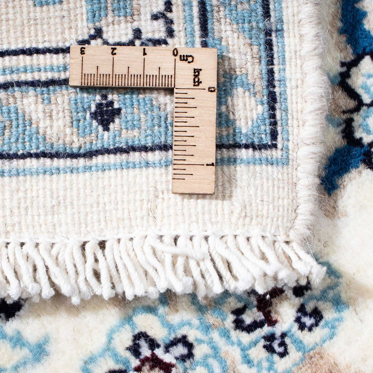 Alfombra persa - Nain - 198 x 124 cm - beige