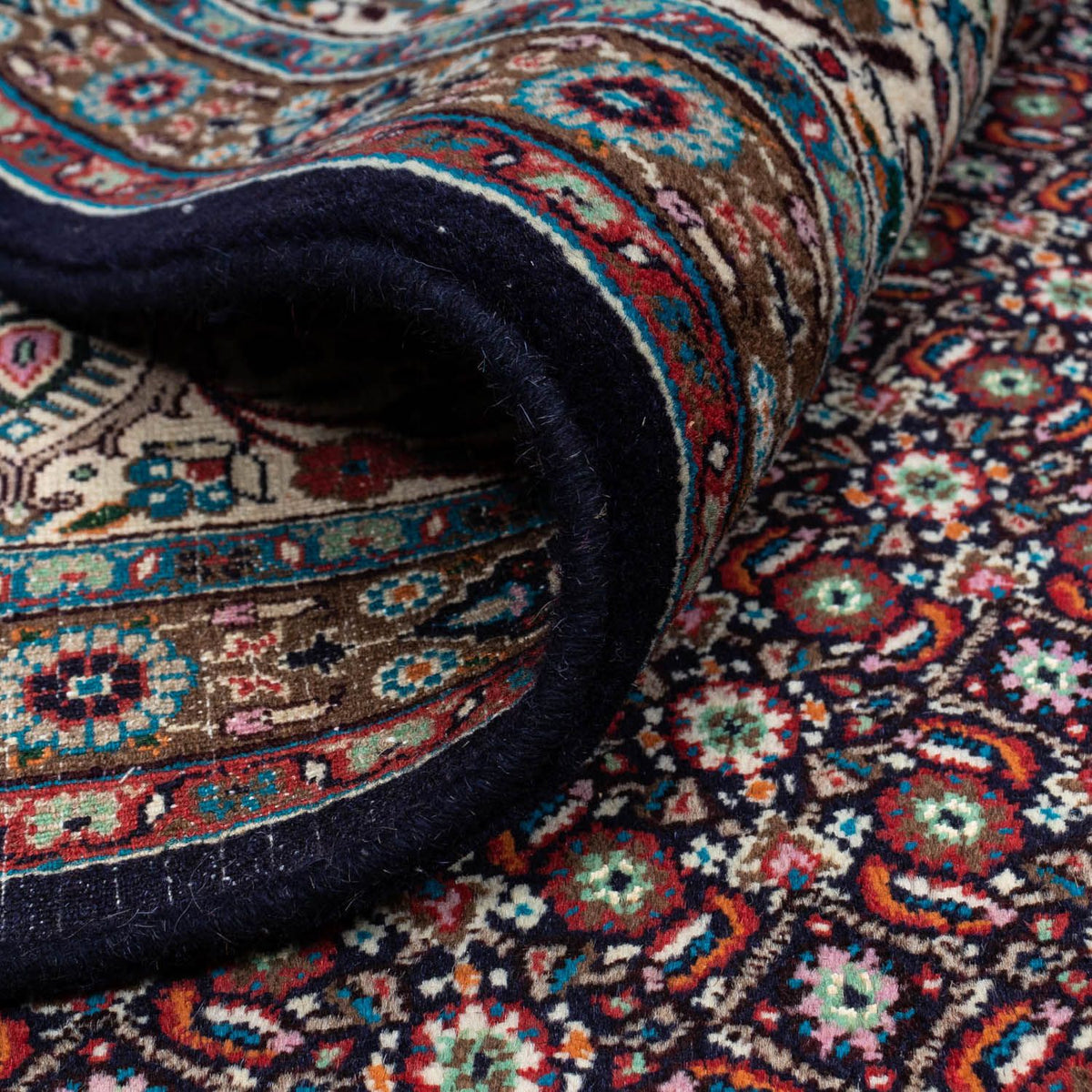 Alfombra persa - Clásica - 345 x 247 cm - azul oscuro