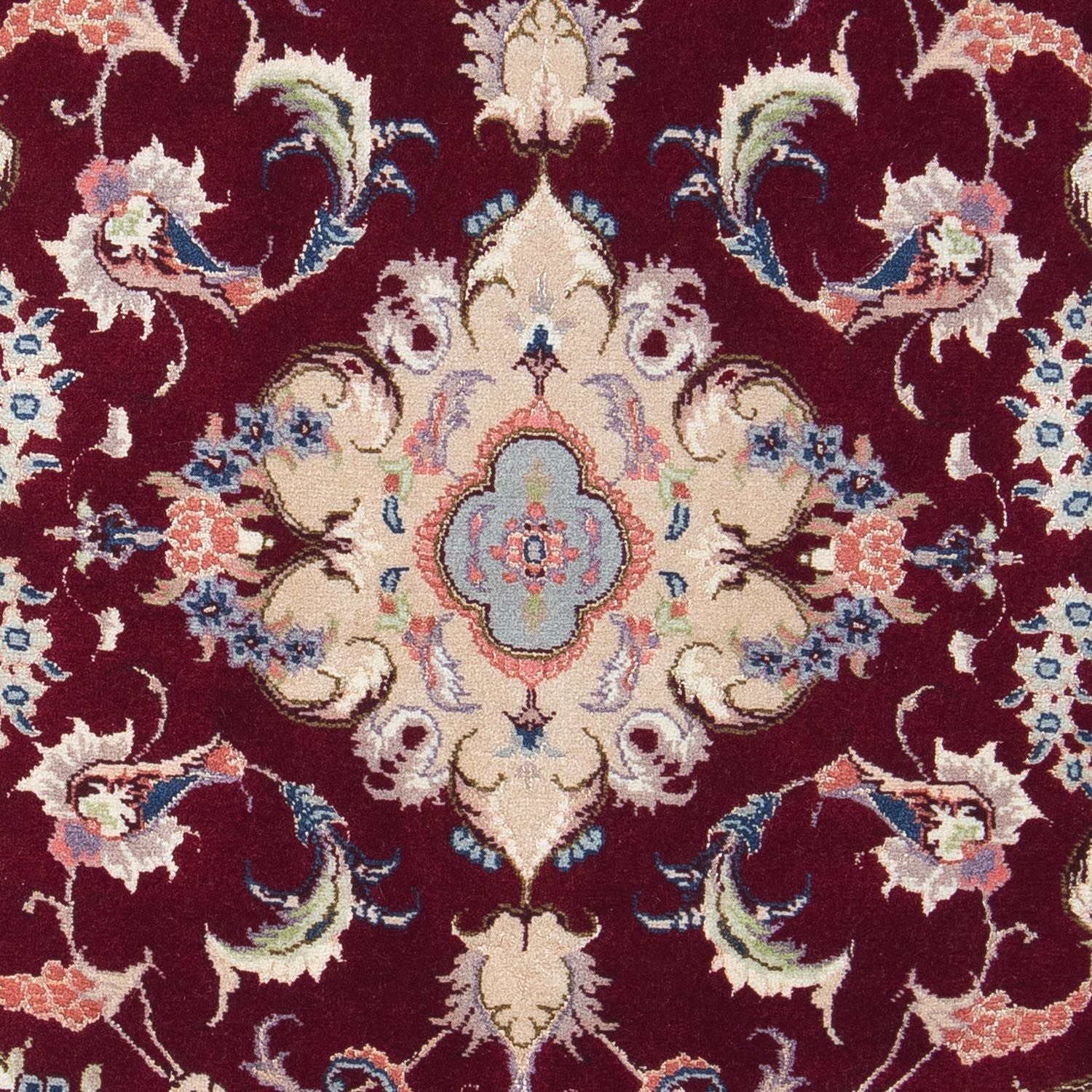 Alfombra Persa - Tabriz - Real - 90 x 60 cm - rojo oscuro