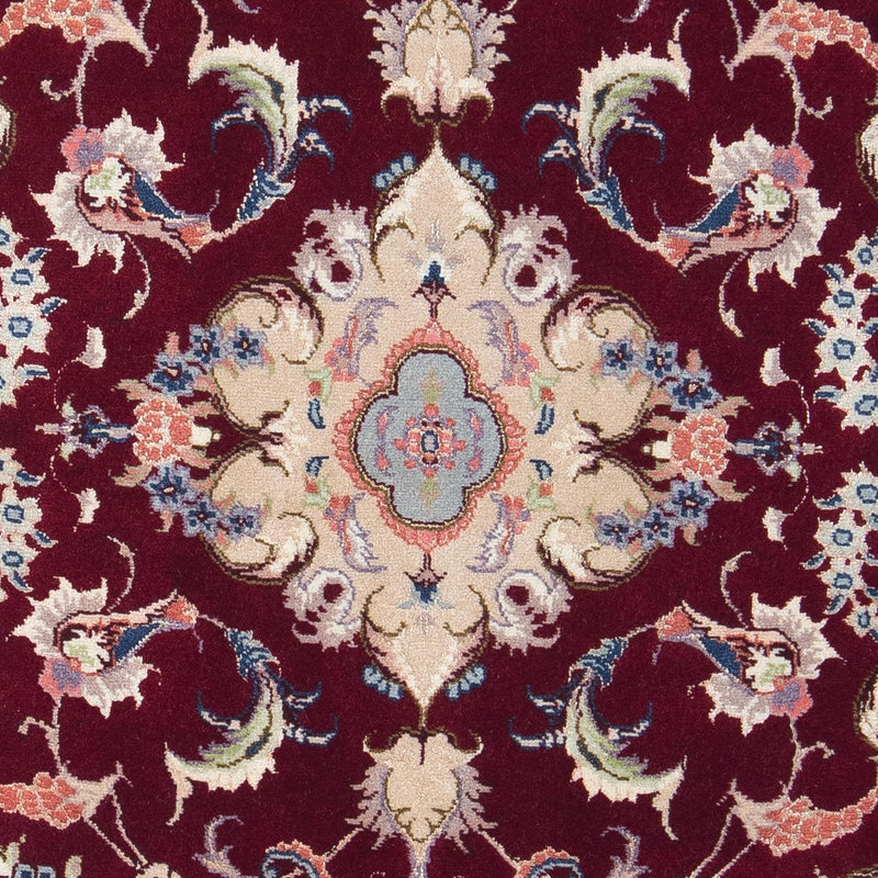Alfombra Persa - Tabriz - Real - 90 x 60 cm - rojo oscuro