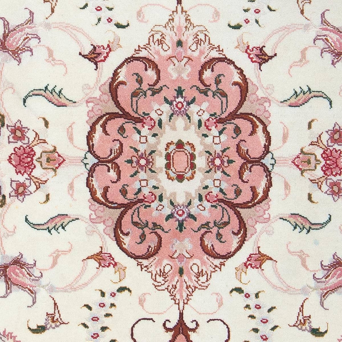 Alfombra Persa - Tabriz - Real - 90 x 60 cm - beige