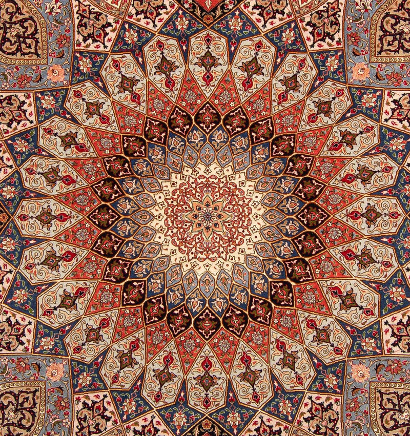 Alfombra Persa - Tabriz - Real - 252 x 205 cm - multicolor