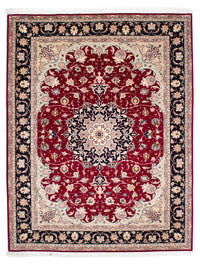 Alfombra Persa - Tabriz - Real - 240 x 172 cm - rojo oscuro