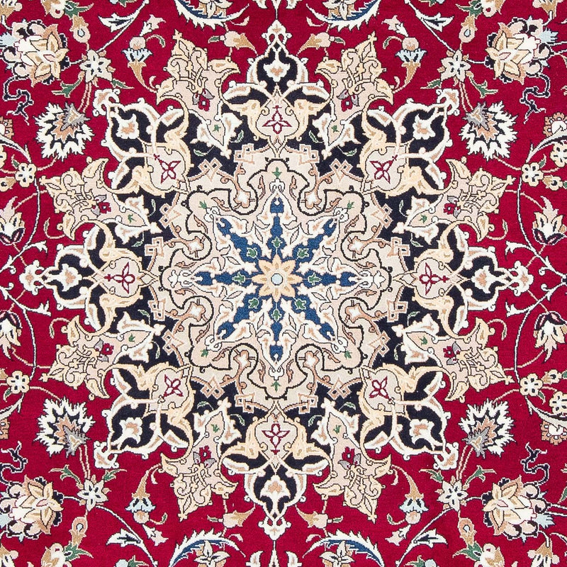 Alfombra Persa - Tabriz - Real - 303 x 202 cm - rojo oscuro