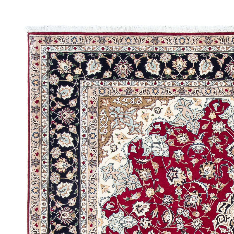 Alfombra Persa - Tabriz - Real - 303 x 202 cm - rojo oscuro