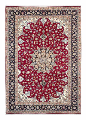 Alfombra Persa - Tabriz - Real - 305 x 204 cm - rojo oscuro