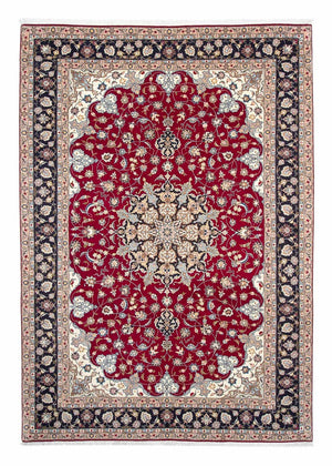 Alfombra Persa - Tabriz - Real - 305 x 204 cm - rojo oscuro
