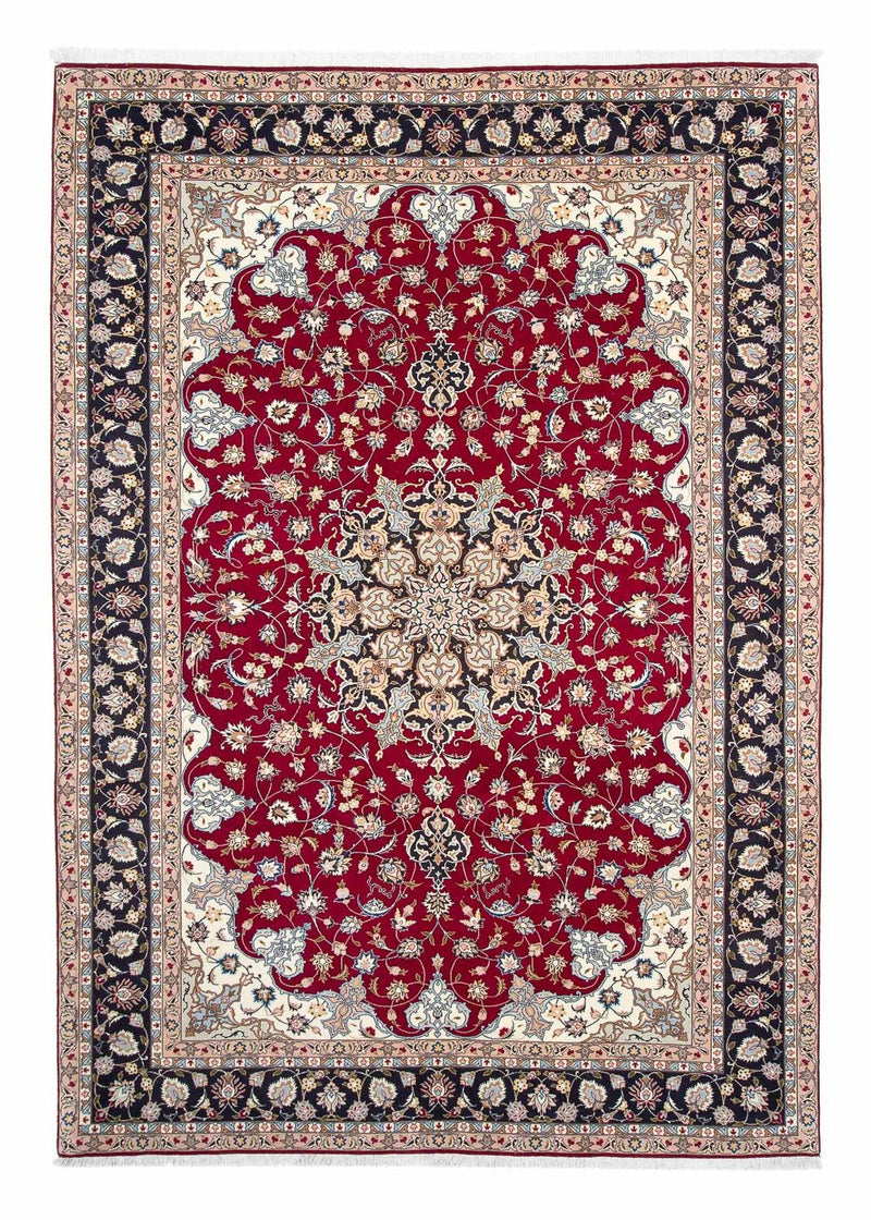 Alfombra Persa - Tabriz - Real - 305 x 204 cm - rojo oscuro