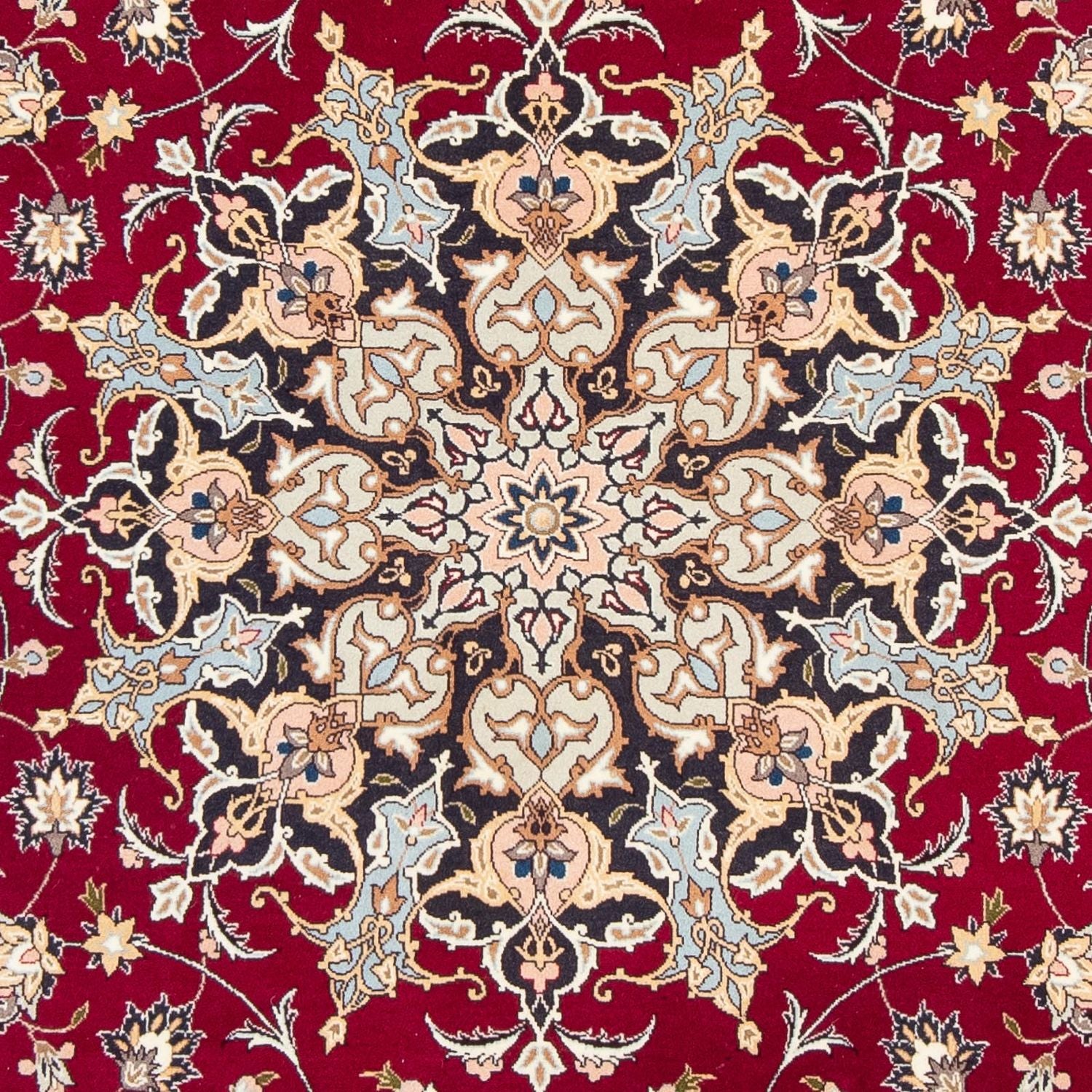 Alfombra Persa - Tabriz - Real - 305 x 204 cm - rojo oscuro