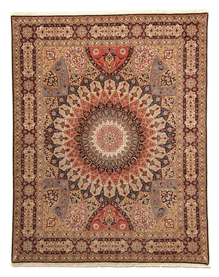 Alfombra Persa - Tabriz - Real - 258 x 205 cm - marrón claro