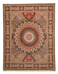 Alfombra Persa - Tabriz - Real - 258 x 205 cm - marrón claro