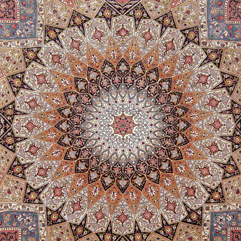 Alfombra Persa - Tabriz - Real - 302 x 254 cm - multicolor