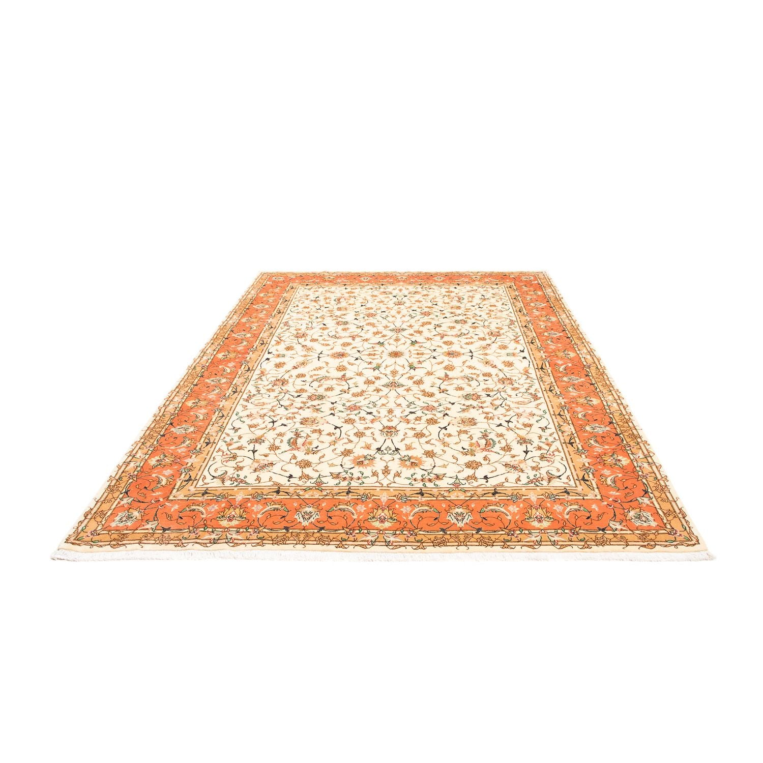 Alfombra Persa - Tabriz - Real - 281 x 201 cm - beige