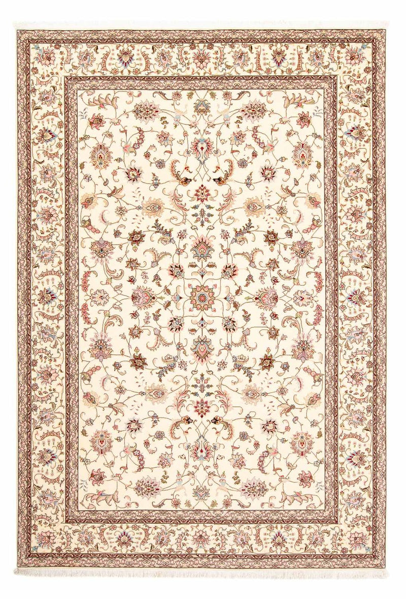 Alfombra Persa - Tabriz - Real - 303 x 206 cm - beige
