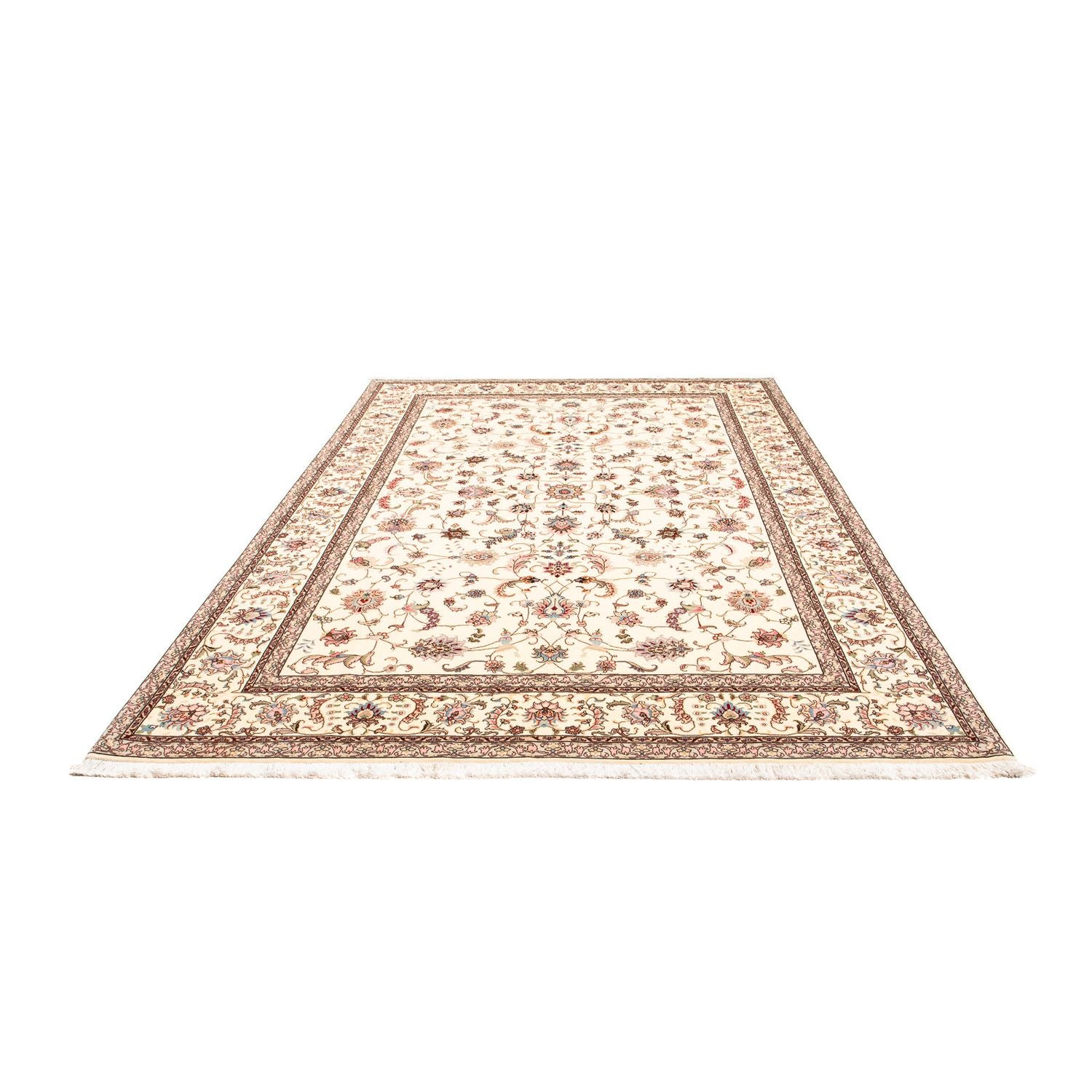 Alfombra Persa - Tabriz - Real - 303 x 206 cm - beige