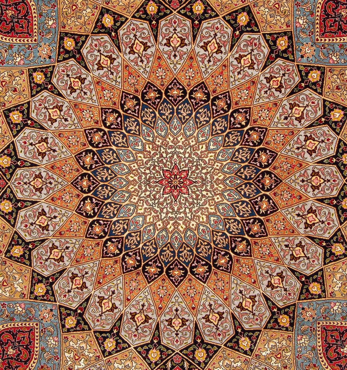Alfombra Persa - Tabriz - Real - 257 x 201 cm - multicolor