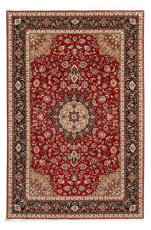 Alfombra Persa - Tabriz - Real - 316 x 206 cm - rojo oscuro