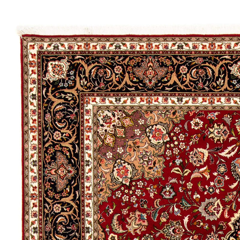 Alfombra Persa - Tabriz - Real - 316 x 206 cm - rojo oscuro