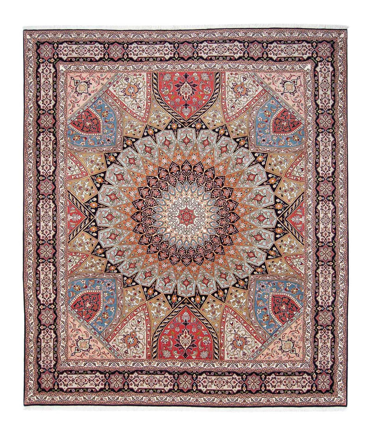 Alfombra Persa - Tabriz - Real - 304 x 253 cm - multicolor