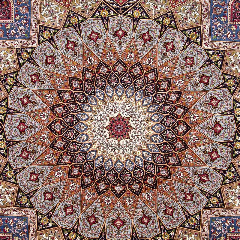 Alfombra Persa - Tabriz - Real - 304 x 254 cm - multicolor