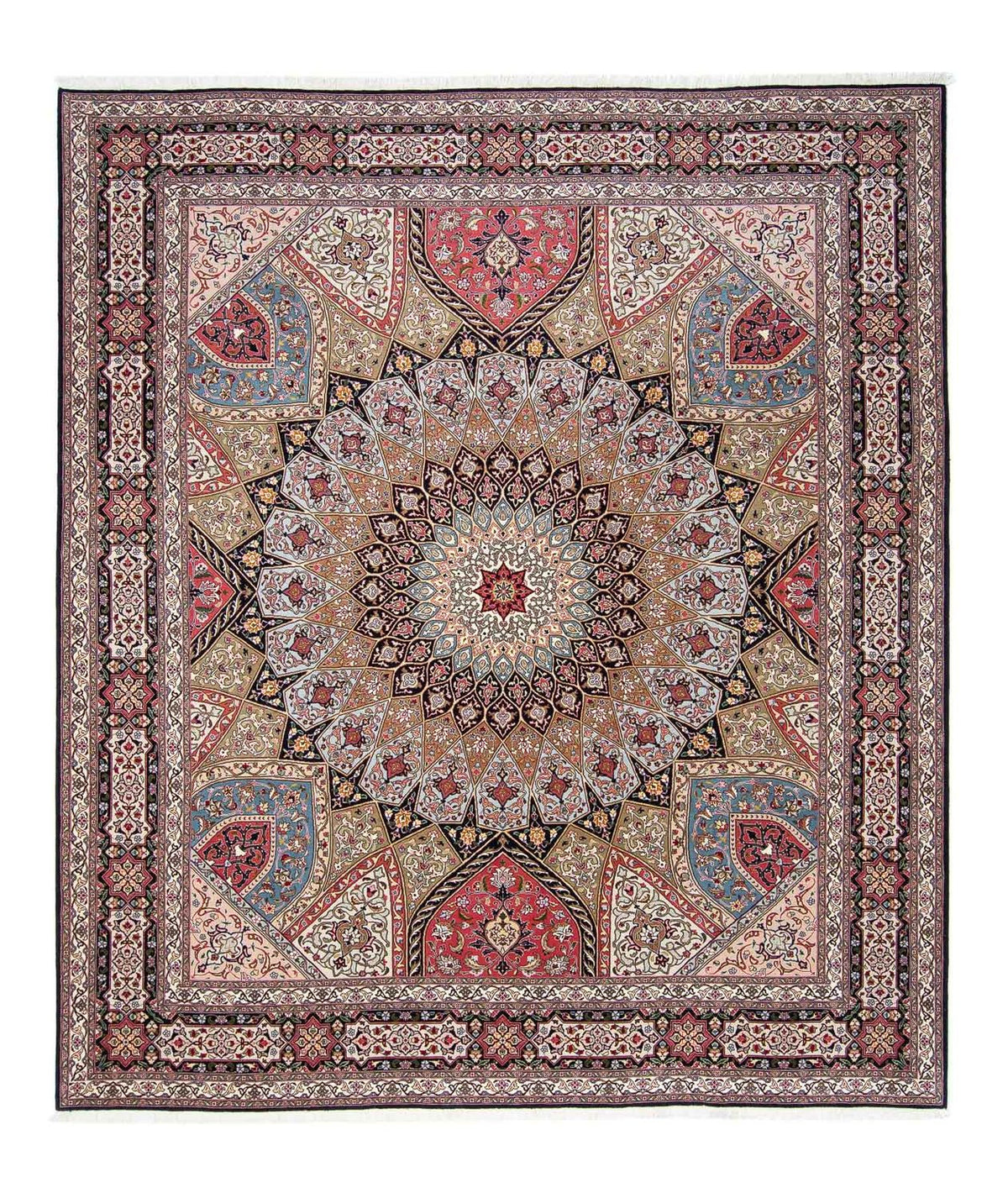 Alfombra Persa - Tabriz - Real - 297 x 253 cm - multicolor