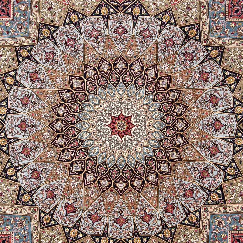 Alfombra Persa - Tabriz - Real - 297 x 253 cm - multicolor