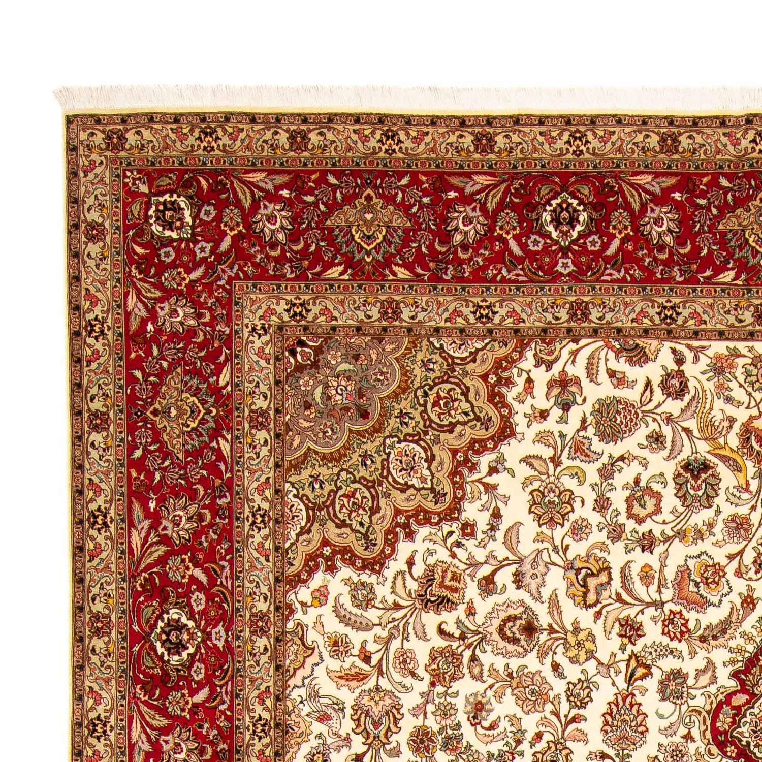 Alfombra Persa - Tabriz - Real - 415 x 306 cm - marrón claro