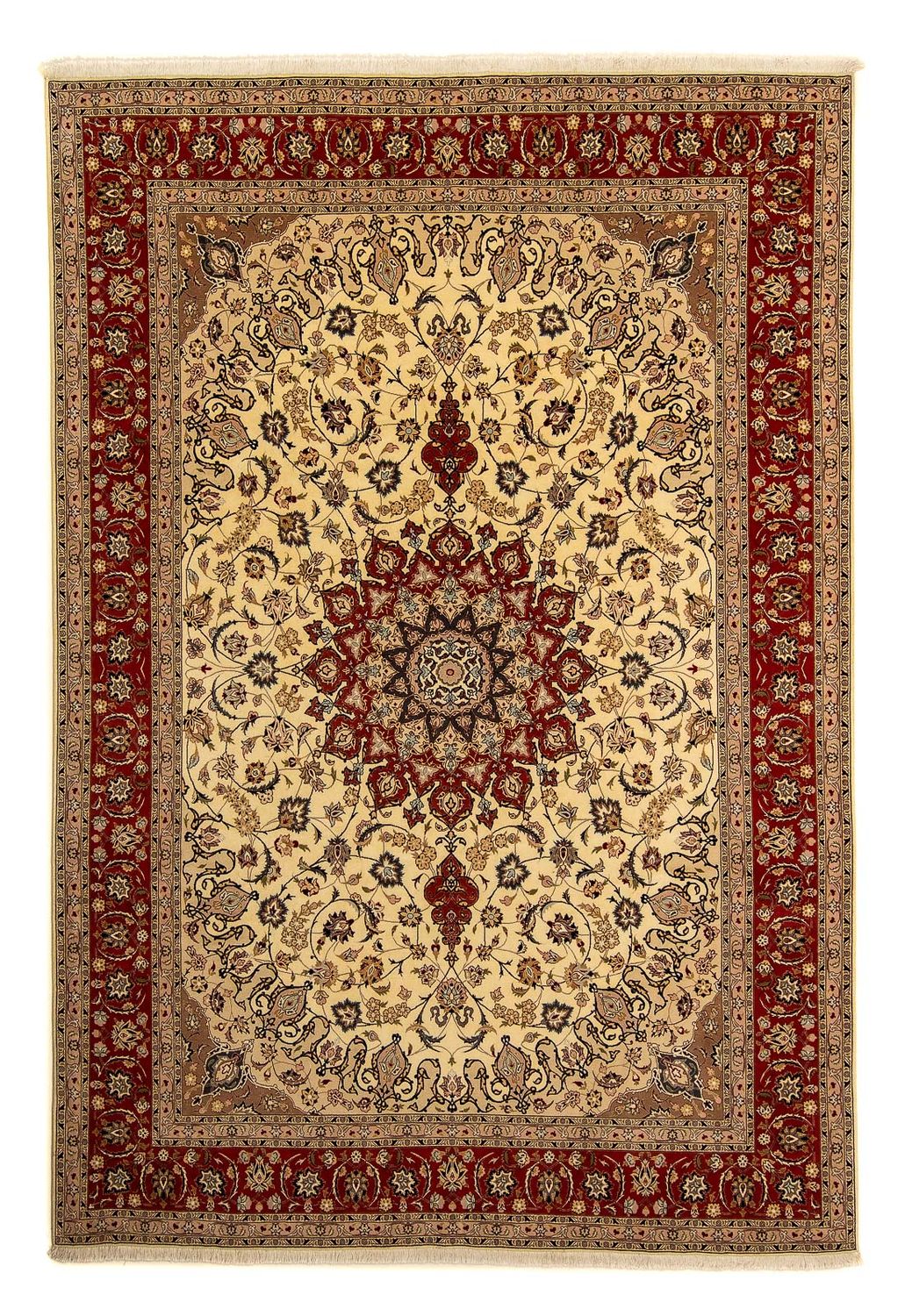 Alfombra Persa - Tabriz - Real - 355 x 253 cm - beige