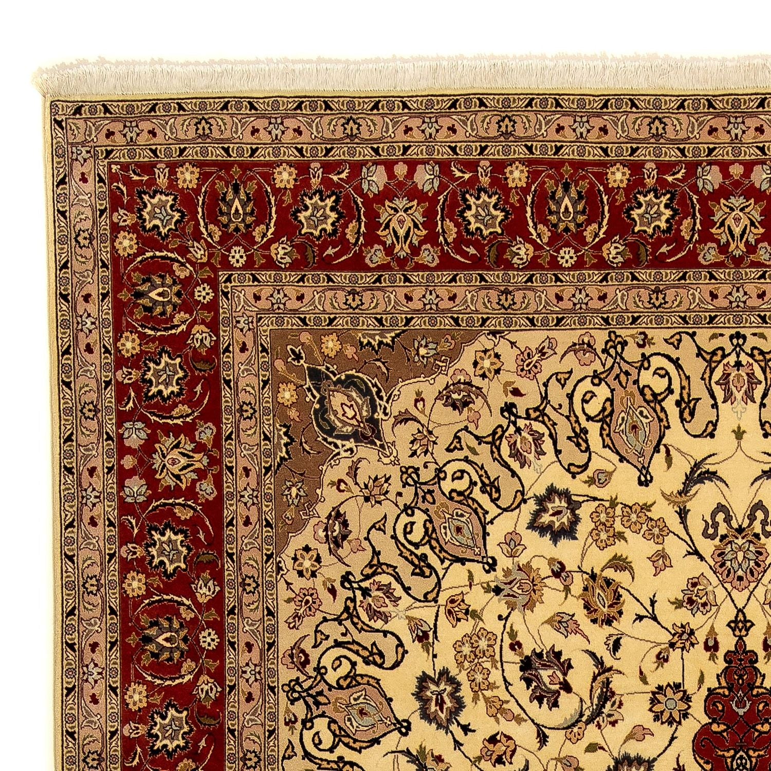 Alfombra Persa - Tabriz - Real - 355 x 253 cm - beige