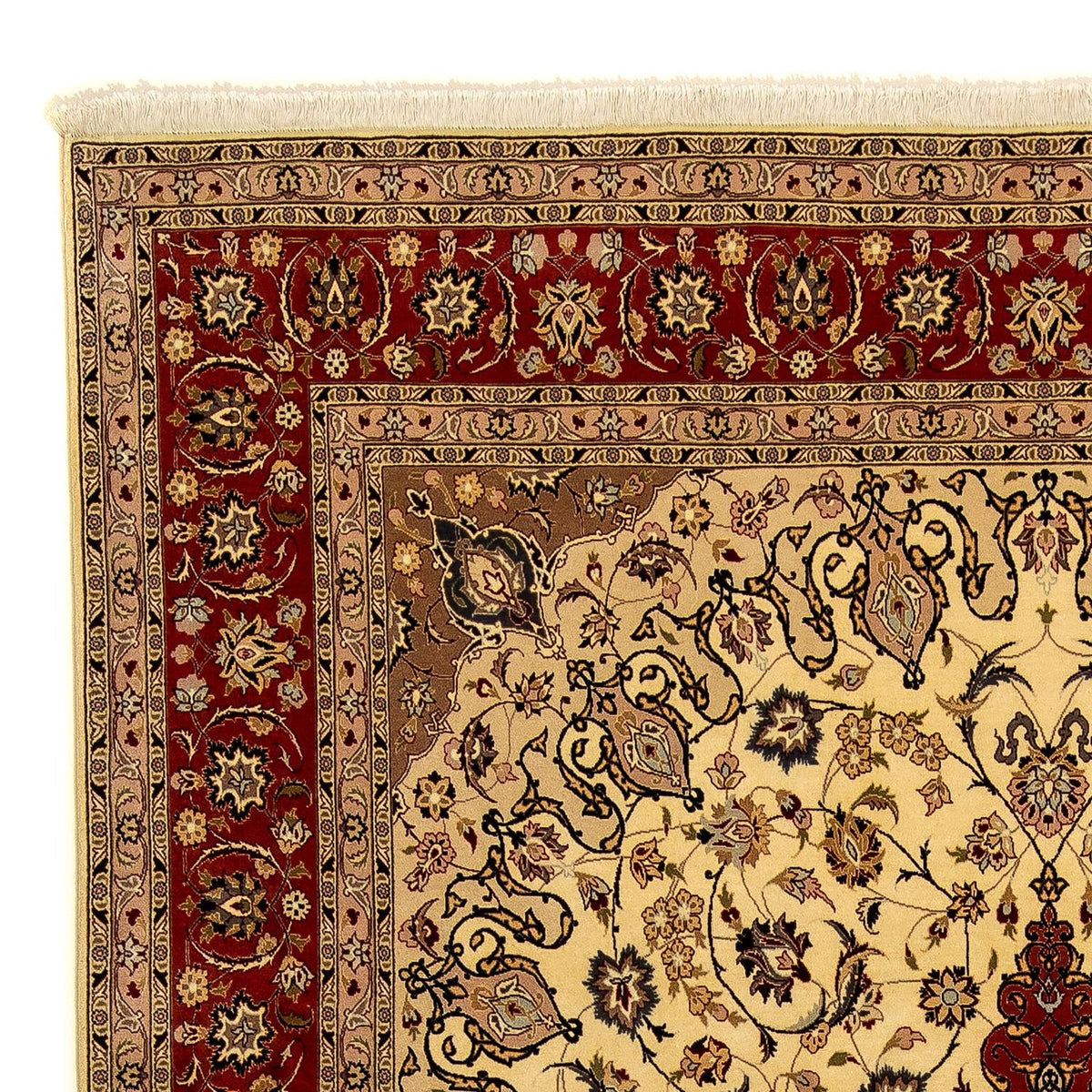 Alfombra Persa - Tabriz - Real - 355 x 253 cm - beige