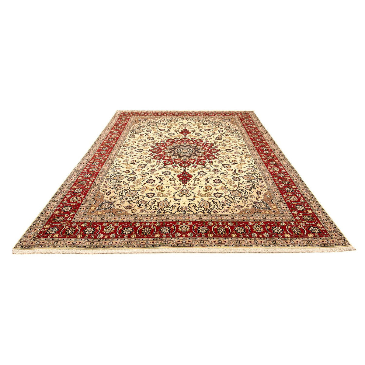 Alfombra Persa - Tabriz - Real - 355 x 253 cm - beige