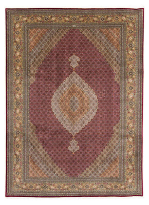 Alfombra persa - Tabriz - 346 x 253 cm - rojo oscuro