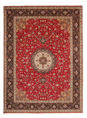 Alfombra Persa - Tabriz - Real - 405 x 302 cm - rojo
