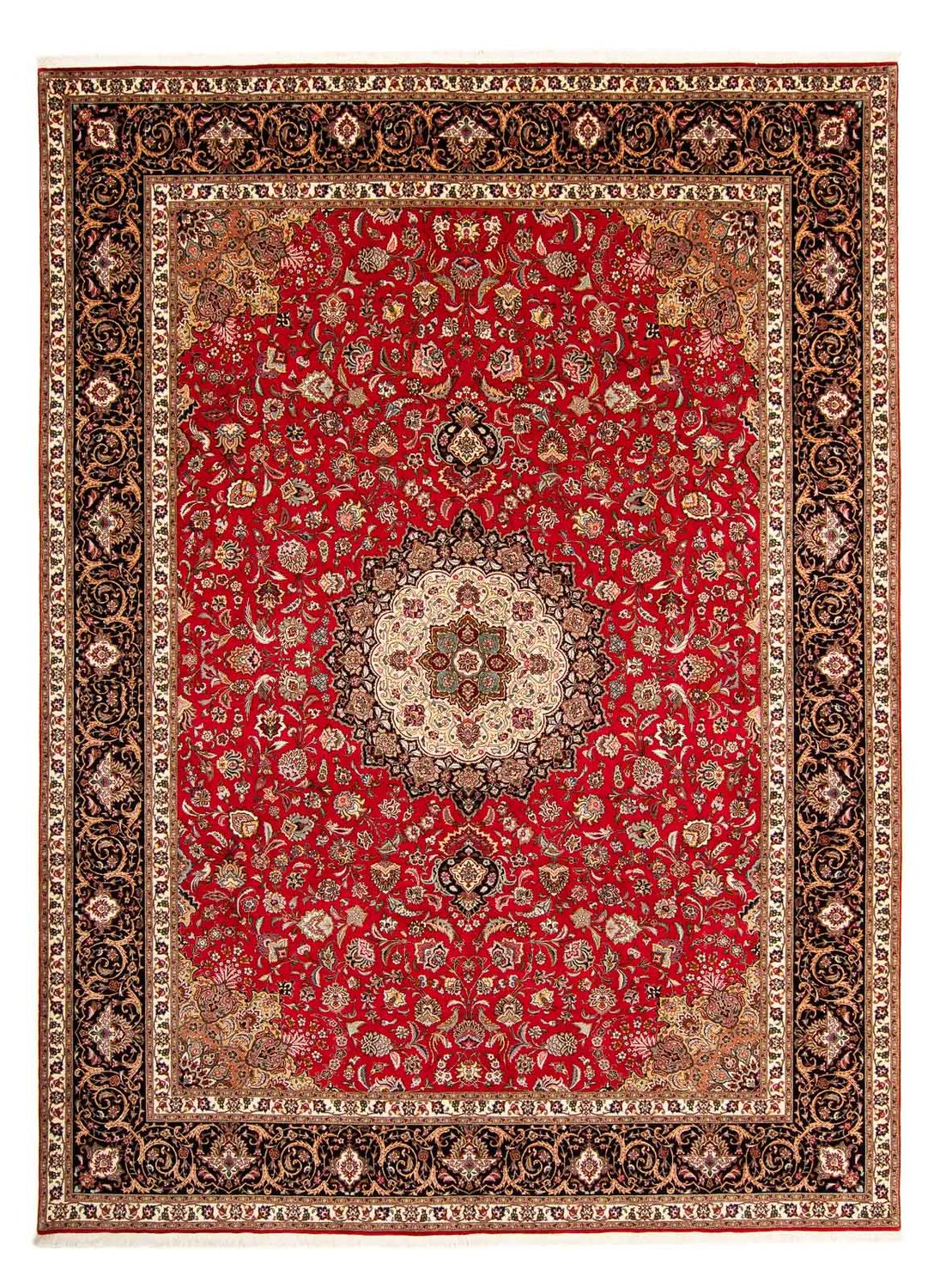 Alfombra Persa - Tabriz - Real - 405 x 302 cm - rojo